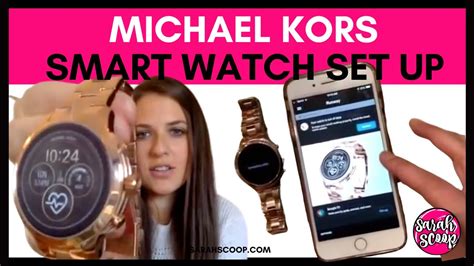 mk smart watch setup